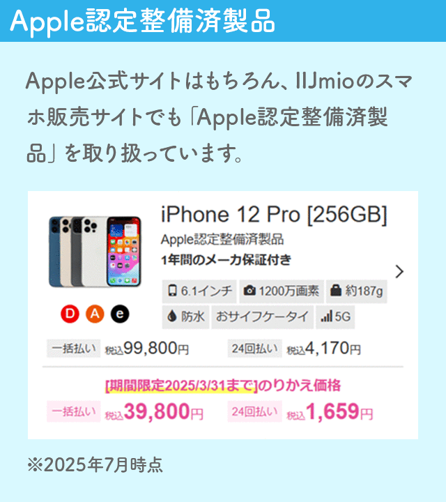 Apple認定整備済製品